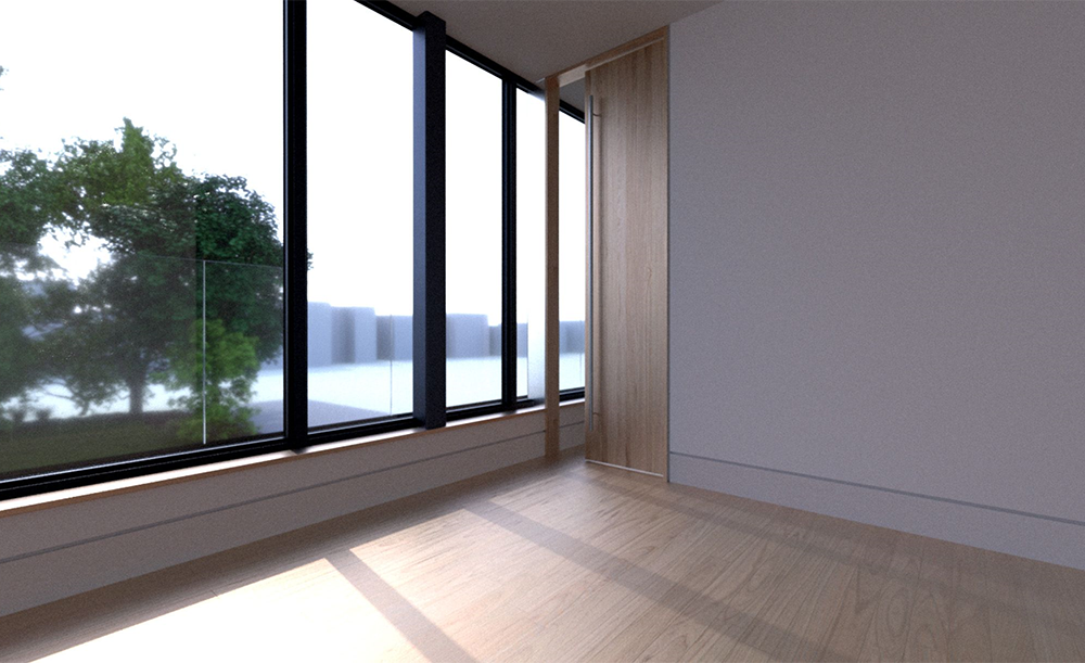 Master Bedroom - Embedded Column Option